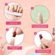 thumbnail image 3 of 12 juegos de uñas postizas de longitud media, uñas postizas cortas para mujeres y niñas, 3 of 5