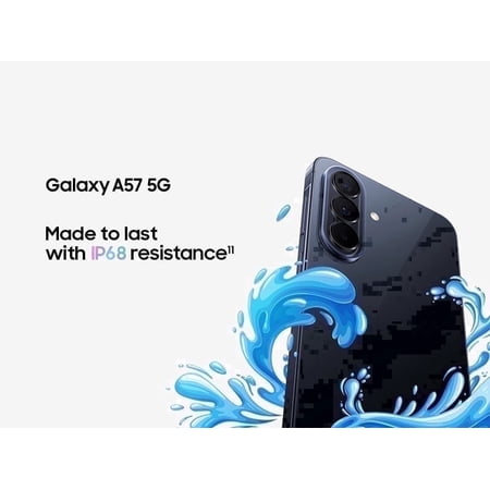 Samsung Galaxy A57 5G 2026 (8GB RAM, 128GB) AI Smartphone | GSM unlocked Dual SIM | International Version (Brand New) - Awesome Navy