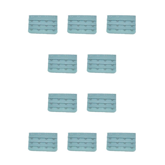 Guardurnaity Correa de extensión Sujetador Extensor Hebilla 4 Accesorios de gancho Botones coloridos Gadgets de reemplazo ajustables 3 filas para A3 10piezas