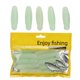 thumbnail image 2 of 10 Uds. Cebo blando de pesca, señuelo Artificial de abeja, pupa y patata, señuelo largo con sal, 6cm, 8g, luminoso, 2 of 14