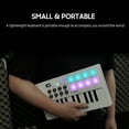 thumbnail image 4 of M-VAVE 25-Key MIDI Control Keyboard Mini Portable USB Keyboard MIDI Controller with 25 Velocity Sensitive Keys 8 RGB Backlit Pads 8 Knobs, 4 of 9