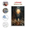 thumbnail image 2 of Moonlight Forest Daisy Ghost Canvas Wall Art Poster Decorative Bedroom Modern Home Print Picture Artworks Posters 16x24inch(40x60cm), 2 of 6