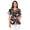 Llama Rainbow Design, variant on Binienty Zebra Stripe Pattern Medical Uniform for Women Soft Stretch Short Sleeve Stretchy Top with Pockets Healthcare Workwear for Clinic