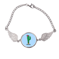 thumbnail image 1 of Introvertido cactus Pulsera pulsera pulsera alas de ángel pulsera, 1 of 3