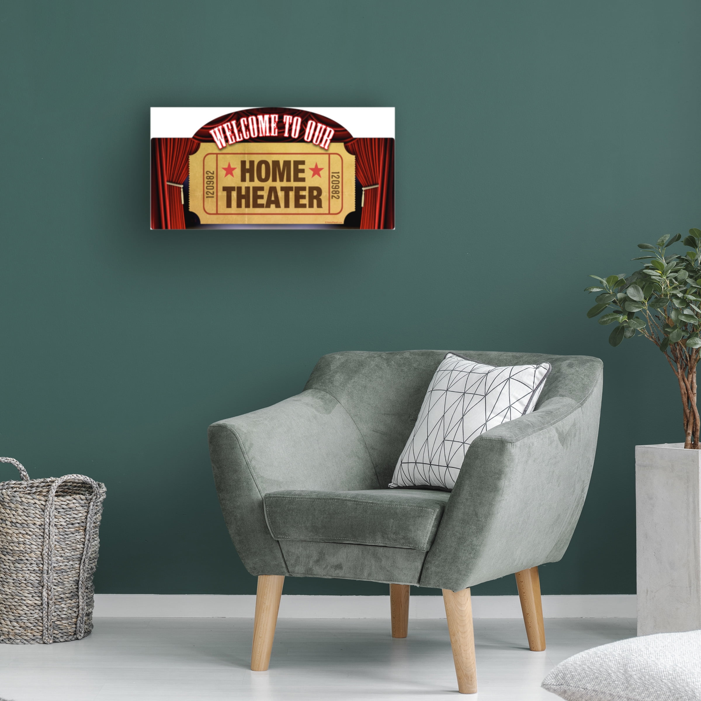 RetroPlanet 'Home Theater Marquee' Canvas Art