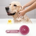 thumbnail image 2 of Unique Bargains 1 Pc Multifunctional Pet Grooming Bath for Dog for Cat 7.48"x3.03"x3.35" Rose Red, 2 of 6