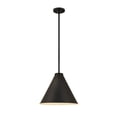 thumbnail image 1 of Z Lite 6011P18-MB Eaton Collection 1 Light Pendant, Matte Black, 1 of 1