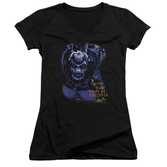 Batman Aa Arkham Bane Junior Women's T-Shirt V-Neck Black