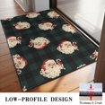 thumbnail image 3 of Green and Black Christmas Plaid Santa Pattern Door Rugs,Washable Non Slip Door Mats Indoor,Decorative Door Mats,Entry Mat Indoor for Entrance,Bedroom,Kitchen,Bathroom,20"x32", 3 of 6