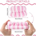 thumbnail image 2 of 4 Pairs Wrist Spa Washband Microfiber Wrist Wash Towel Band Wristband Scrunchies for Washing Face Absorbent Wrist Sweatband for Women Prevent Liquid from Spilling (Watermelon Colors, Striped Style), 2 of 14
