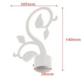 thumbnail image 1 of Langgg 2Pcs Curtain Rod Ends Drapery Pole Head for Dia. 28mm Rod Leaf#White, 1 of 9
