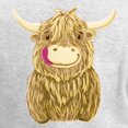 thumbnail image 3 of CafePress - Happy Highland Cow Long Sleeve T Shirt - Women's Long Sleeve Graphic Casual T-Shirt, 3 of 4