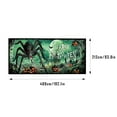 thumbnail image 2 of Loyerfyivos Halloween Garage Door Banner 83.8*192 IN Halloween Skeleton Pumpkin Garage Door Cover Halloween Garage Door Decoration Large Halloween Scary Garage Backdrop for Halloween Decoration, 2 of 7