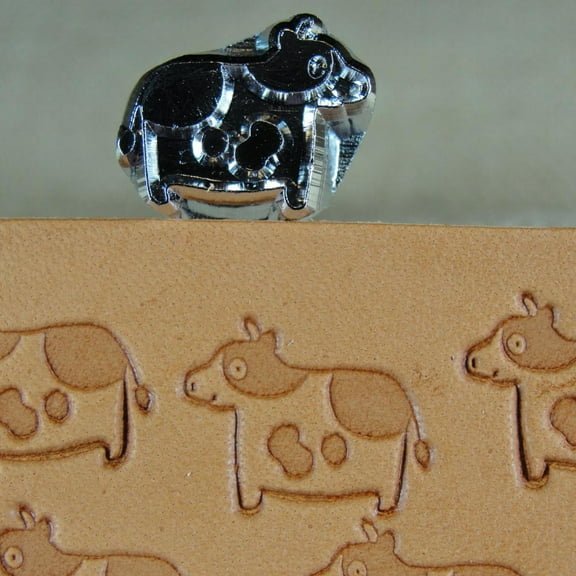 Leather Stamping Tool, Cow Stamp, E581, Leather Stamping Tool Stamp, Craft Japan Leathercraft Tool