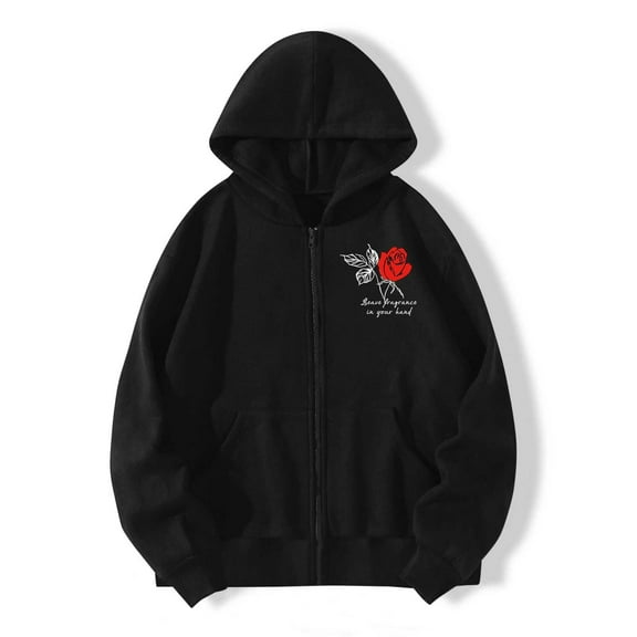 Oversized Zip Up Hoodie for Women Zip Up 2024 Casual Y2k Clothes Jackets Drop Shoulder Cute Teen Girl Sweatshirts Hoodies