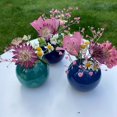 thumbnail image 4 of Vases Living Room Decorations Bottle Jardiniere Handmade Ceramic Beautiful New Colorful  Colored Resin, 4 of 12