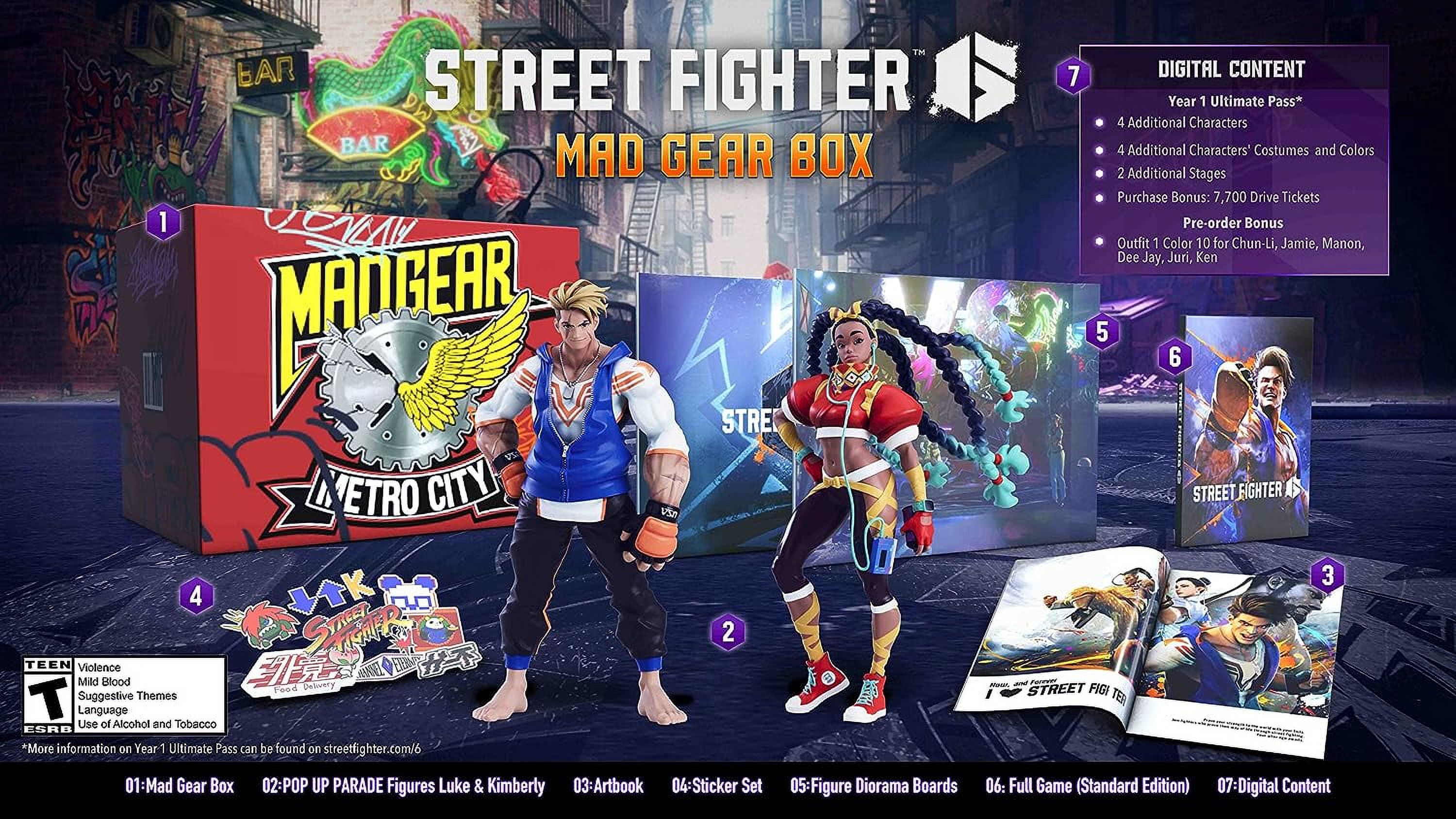 Street Fighter 6 Collector's Edition New Modern Teen Action Video Game - PlayStation 5