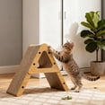 thumbnail image 6 of Durable Cat Scratcher Pad for Indoor Recycled Cardboard Vertical Horizontal Scratching Board Furniture Protector Space Saving Design, 6 of 6