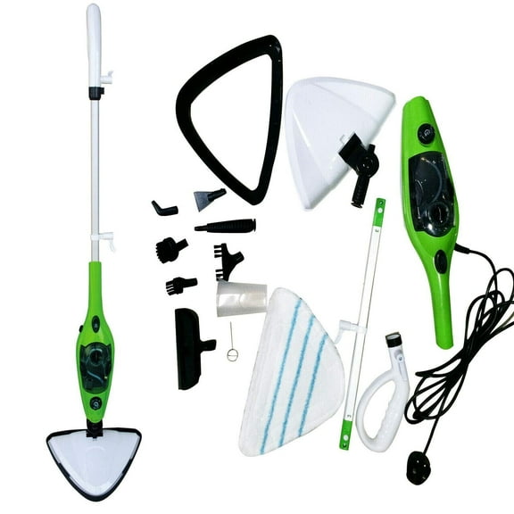 Steam Mop Cleaner 10-in-1 with Convenient Detachable Handheld Unit Floor Carpet