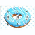 thumbnail image 1 of Metal Light Switch Plate Cover Blue Glazed Doughnut Heart Wallpaper CAK040, 1 of 13