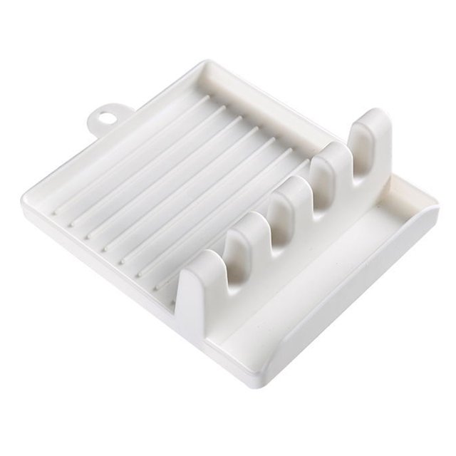 Soporte de descanso para almohadilla de colador de tapa, estante de cocina, espátula, espátula, soporte para tapa de olla, estante de cocina, eficiencia maximizada