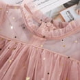 thumbnail image 6 of TAIAOJING Toddler Girls Fly Sleeve Star Moon Paillette Princess Dress Dance Party Ruffles Dresses Clothes, 6 of 7