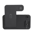 thumbnail image 5 of Estación de carga rápida con cargador inalámbrico plegable 4 en 1 para teléfono móvil, reloj, auricular, negro, 5 of 5