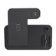 thumbnail image 5 of Estación de carga rápida con cargador inalámbrico plegable 4 en 1 para teléfono móvil, reloj, auricular, negro, 5 of 5
