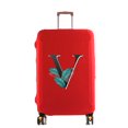 thumbnail image 1 of Luggage Cover Protector Elastic Dustroof Fashion Suitcase Dust Cover Fit 18-28 Inch Trolley Baggage 26 Leaf Letter Pattern 8leaf V M, 1 of 6