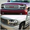 thumbnail image 3 of Nuvision for 01-07 GMC Sierra Yukon Denali LED DRL Black Clear Headlights Bumper Lamps, 3 of 9