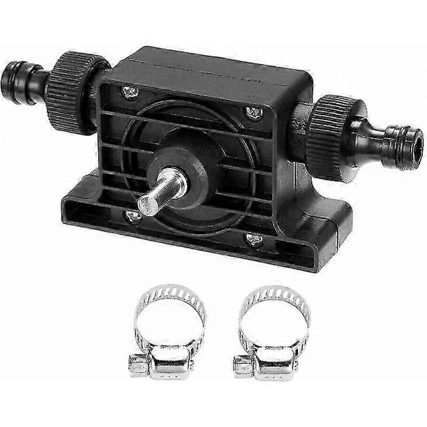Water Oil Drill Pump, Electric Drill Bit Fuel Oil Diesel Pump, Self Priming Oil Drilling Fittings Fittings, for Aquarium Pond Statuary Fountain Garden