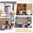 thumbnail image 5 of Heated Chicken Waterer 3 Gallon Poultry Water Heater with 4 Nipples Thermostatically Controlled Freeze Proof Chick Waterer Heater for Winter Chicken Turkey Pigeon Goose$$Garden & Patio, 5 of 7