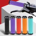 thumbnail image 2 of Rubber Handlebar Grips Mountain Bike Lock on Bicycle Anti Sskid Grips, 2 of 8