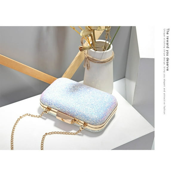 COSMOBETTY 1Set Women Sequin Tote Bag Trendy Small Square Style For Various Events