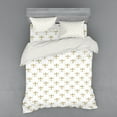 thumbnail image 2 of Fleur De Lis Duvet Cover Set, Fleur De Lis Pattern Vintage Flower Royal Design, Bedding Set with Shams and Fitted Sheet, 3 Sizes, by Ambesonne, 2 of 3