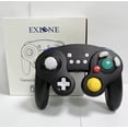 thumbnail image 1 of Control inalambrico recargable para nintendo switch estilo gamecube exlene negro, 1 of 6