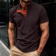 thumbnail image 1 of Ceisia Men's Slim Fit Short Sleeve Cotton Polo Shirt Multi-Color Ribbed Stand Collar Spring Summer Shirt Gift, 1 of 9