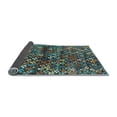 thumbnail image 2 of Ahgly Company Indoor Round Abstract Light Blue Contemporary Area Rugs, 8' Round, 2 of 4