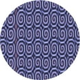 thumbnail image 1 of Ahgly Company Indoor Round Patterned Blue Whale Blue Area Rugs, 7' Round, 1 of 6