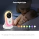 thumbnail image 3 of LeapFrog LF2415 Monitor para bebés, pantalla LCD IPS de 5", alcance de 1000 pies, visión nocturna, canciones de cuna relajantes, luz nocturna, audio bidireccional, sensor de temperatura, transmisión s, 3 of 5