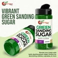 thumbnail image 2 of NY SPICE SHOP Green Sanding Sugar - 04 Ounce - Sanding Green Sugar - Sanding Sugar Green - green cake decorations - Sanding green sugar crystals - Green Sanding Sugar for Baking, 2 of 7