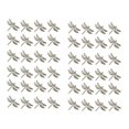 thumbnail image 1 of 48 Piezas Anillo de Servilleta de Libélula, Hebilla de Servilleta de Aleación de Zinc Anillo de Servilleta de Plata, 1 of 5
