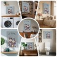 thumbnail image 6 of Ships Next Day Canvas Wall Art 10"x10", Christmas Snowman Wood Framed Canvas Print Painting, Winter Snowflake Blue Rustic Burlap Ready to Hang Small Picture Wall Decor for Home Kitchen Nursery Office, 6 of 9