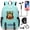 Color4, variant on Anime One_Pieces Backpack with USB Charging Port-Student Back to School Canvas Bookbag-Multifunctional Travel Knapsack for Teen
