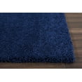 thumbnail image 4 of Nourison Malibu Shag Solid Shag Navy 2'2" x 9'10" Area Rug, (10' Runner), 4 of 7