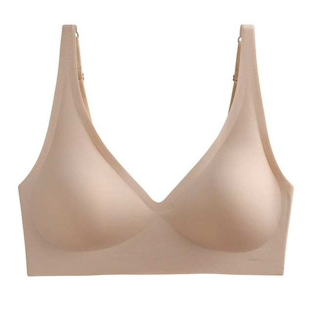Kcodviy Women Comfortable Traceless Sports 36 C Womens Bra Solid Color Sleeping Bra Support Bras for Women Sports Bra High Support Running Bra Women Bras Wireless Full Coverage