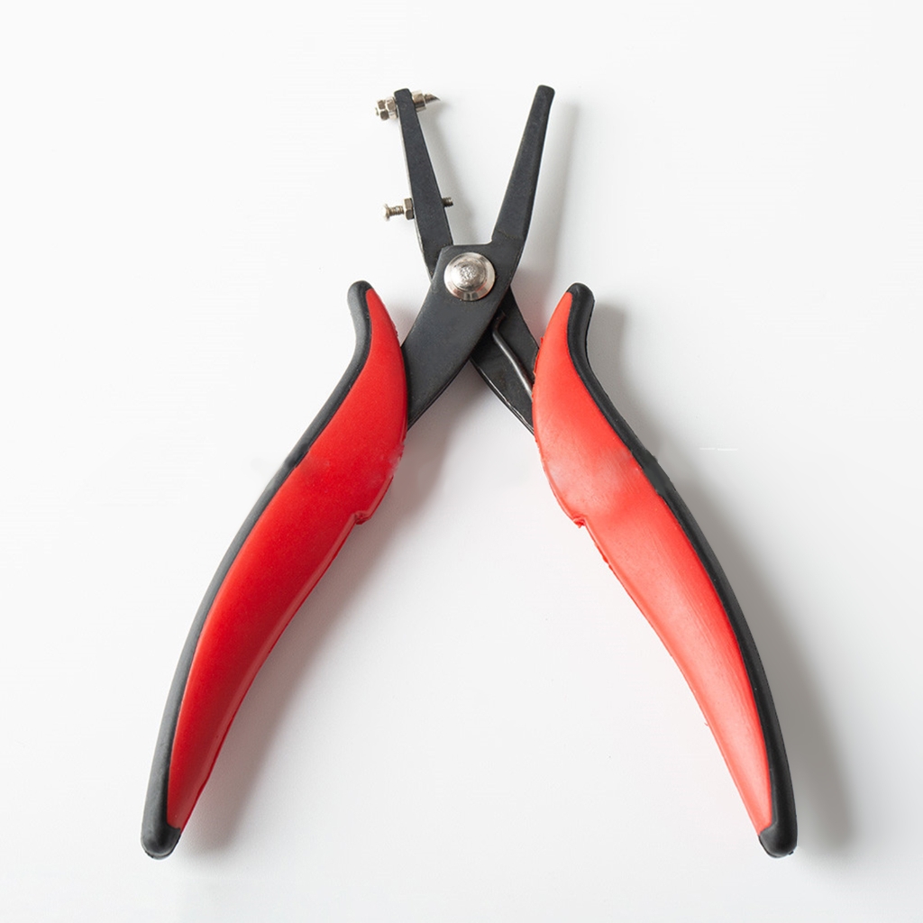ANXPTIME Jewelry Making Hole Punch Pliers Cold Connection Jewelry Tool 1.5mm/1.8mm Hole Punch Pliers for DIY Jewelry Projects