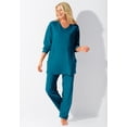thumbnail image 4 of Dreams & Co. Plus Size 2-Piece Lounge Set, 4 of 6