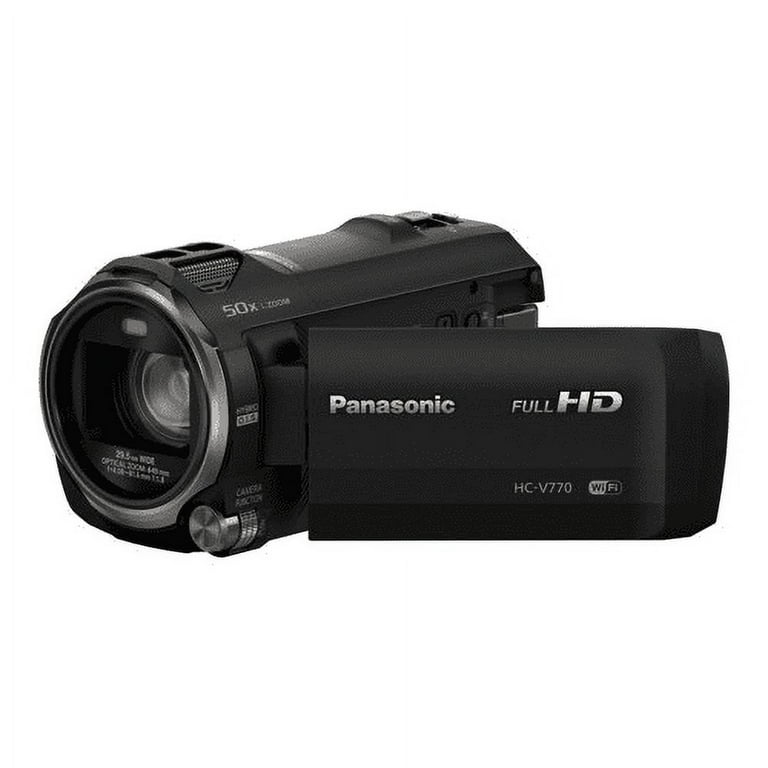 パナソニック ビデオカメラ PanasonicHC-V770K Full HD Panasonic Full HD Camcorder with 24X Optical Zoom, HDR