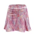 thumbnail image 1 of Aayomet Pleated Skirt Knee Length and Midi A-Line Flowy Skirt | Comfortable Clothes for Women,Pink S, 1 of 5